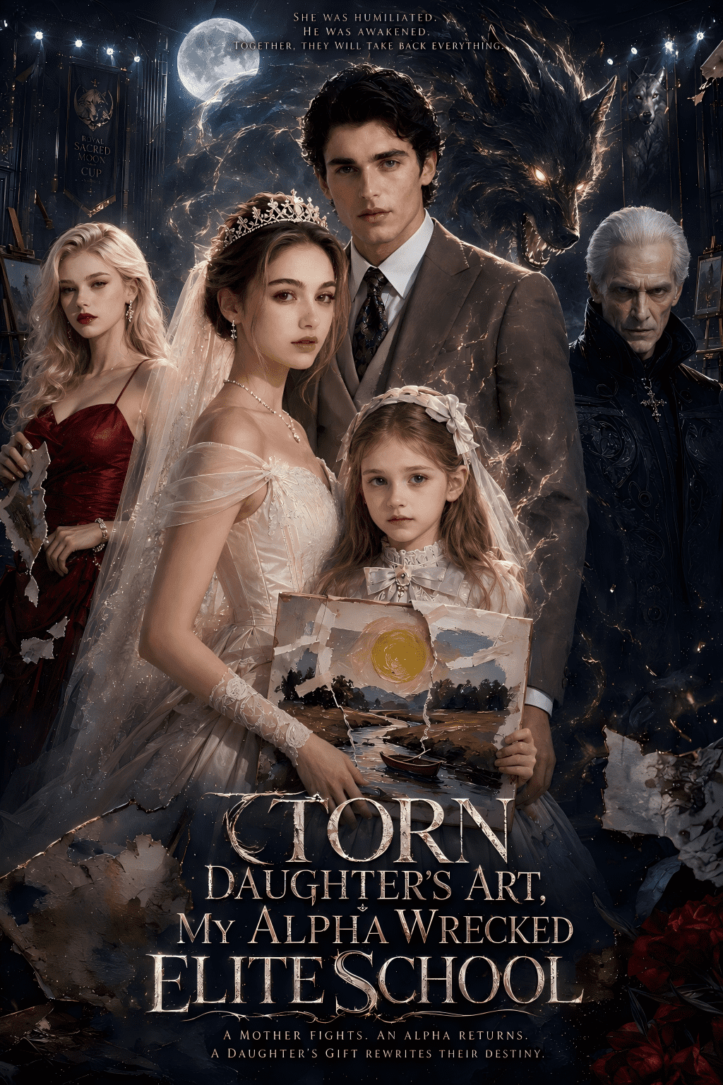 Torn Daughter's Art, My Alpha Wrecked Elite School poster
