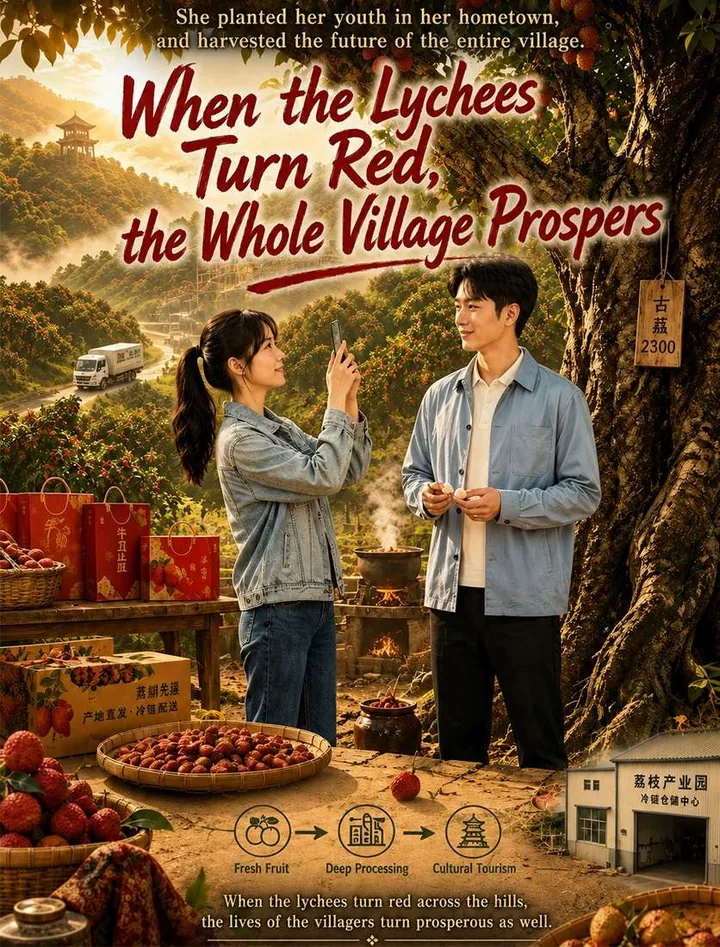 When the Lychees Turn Red, the Whole Village Prospers poster