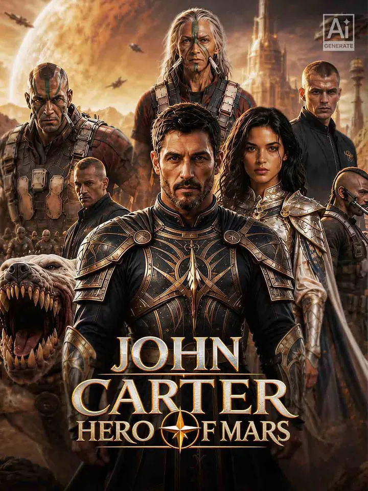 John Carter, Hero of Mars poster